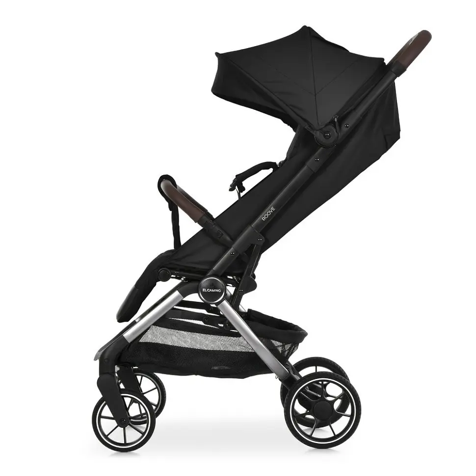 Дитяча прогулянкова коляска ROOVE ME 1230 Black - фото 3