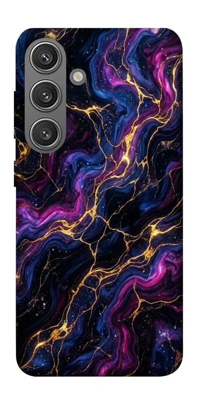 TPU чохол Demsky Purple space marble для Samsung Galaxy S24