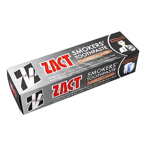 Вибілювальна зубна паста Lion Zact для тих, хто палить