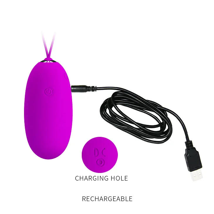 Віброяйце Pretty Love Joyce Vibrating Egg Purple - фото 7