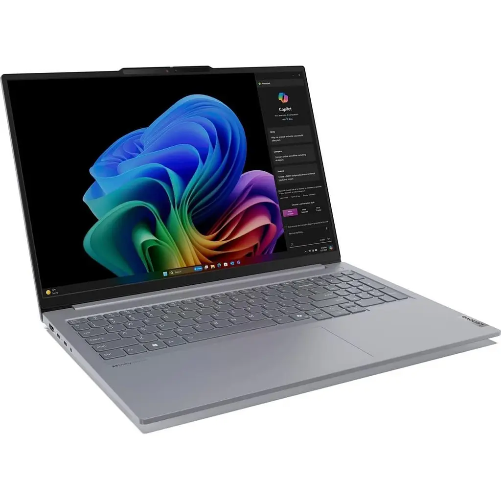 Ноутбук Lenovo 16" ThinkBook 16 G7 QOY FHD/Snapdragon SD X1P42100/32GB/SSD1TB/Qualcomm Adreno/Win 11 Pro/Grey (21NH000DRA) - фото 3