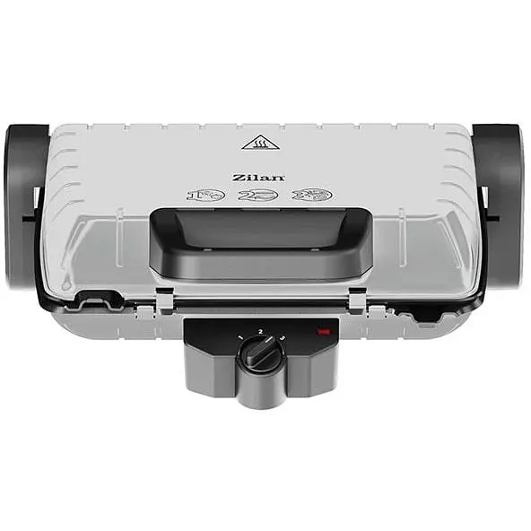 Контактный гриль Zilan ZLN40211600 Вт серебристый - фото 2