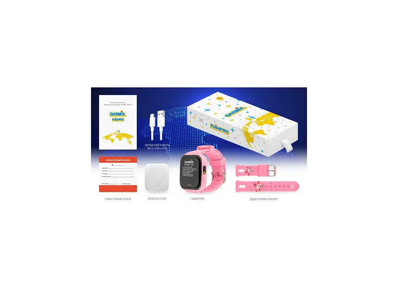 Дитячий смарт-годинник GARMIX PointPRO-100 WIFI PINK - фото 4