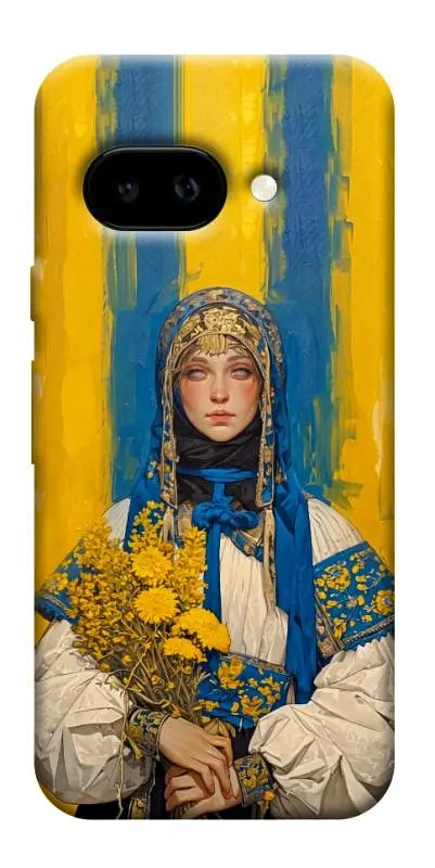 TPU чохол Demsky Ukrainian woman для Google Pixel 9a