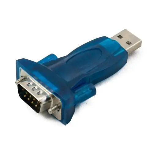 Адаптер USB Extradigital, чорний, USB 2.0 – RS-232 (COM), 1 м, чіпсет HL340 (KBU1654)
