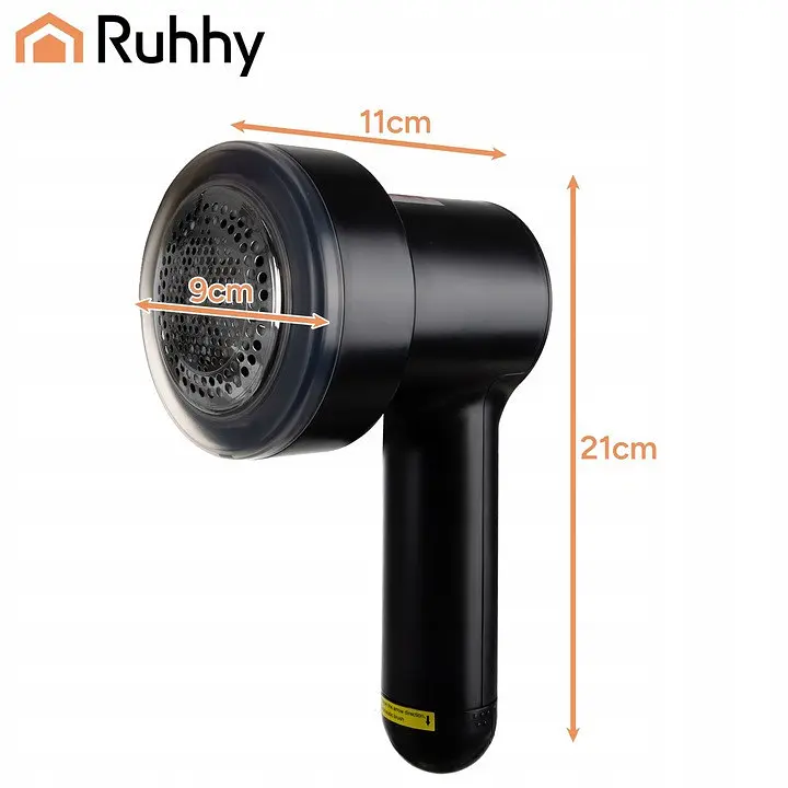 Машинка для видалення ковтунців Ruhhy 25559, акумуляторна, LCD-дисплей, 3 швидкості, USB Type-C, 5 Вт - фото 7