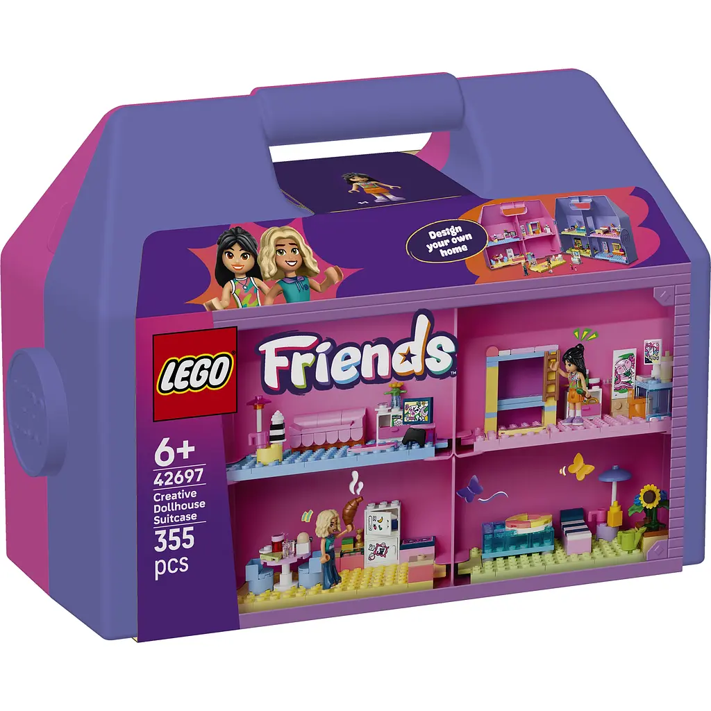 Конструктор LEGO Кукольный домик-чемодан для творческой игры (42697) - фото 2