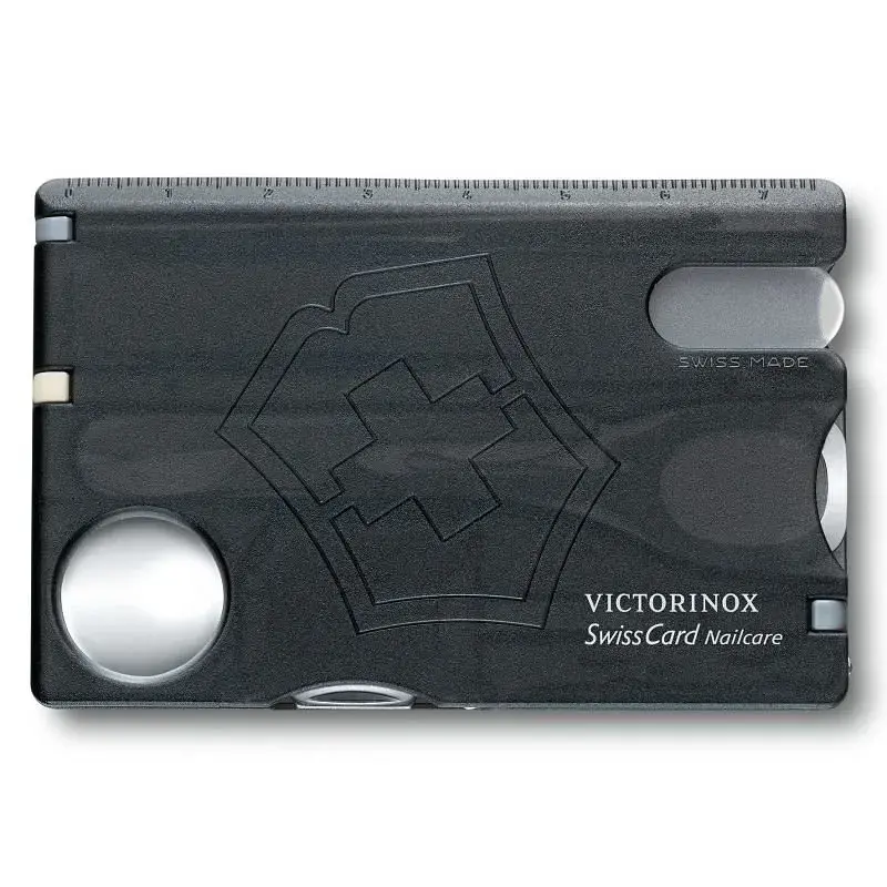 Мультитул Victorinox SwissCard NailCare Transparent Black (0.7240.T3) - фото 2
