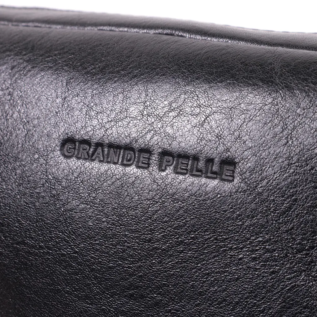 Чоловіча шкіряна сумка GRANDE PELLE 20,5х14,5х6,5 см sum0026533 - фото 6