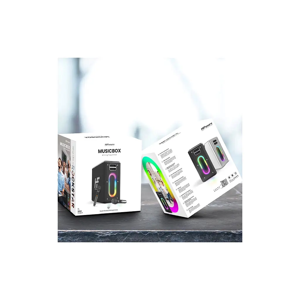 Акустична система HiFuture MusicBox, чорна (musicbox.black) - фото 7