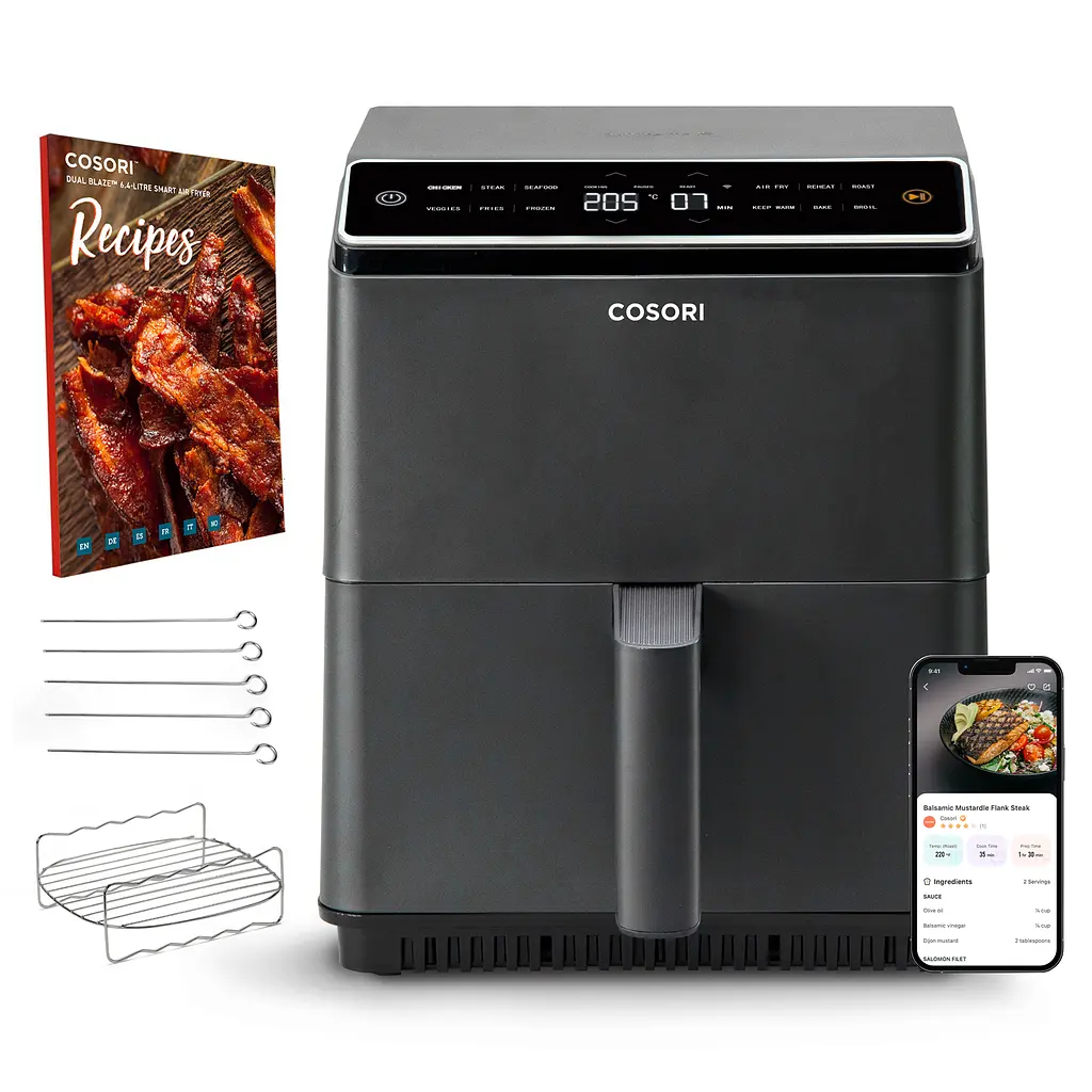 Мультипіч Cosori Smart Dual Blaze Chef Edition 6.4-Litre CAF-P583S-KEUR (KAAPAFCSSEU0078Y) - фото 4