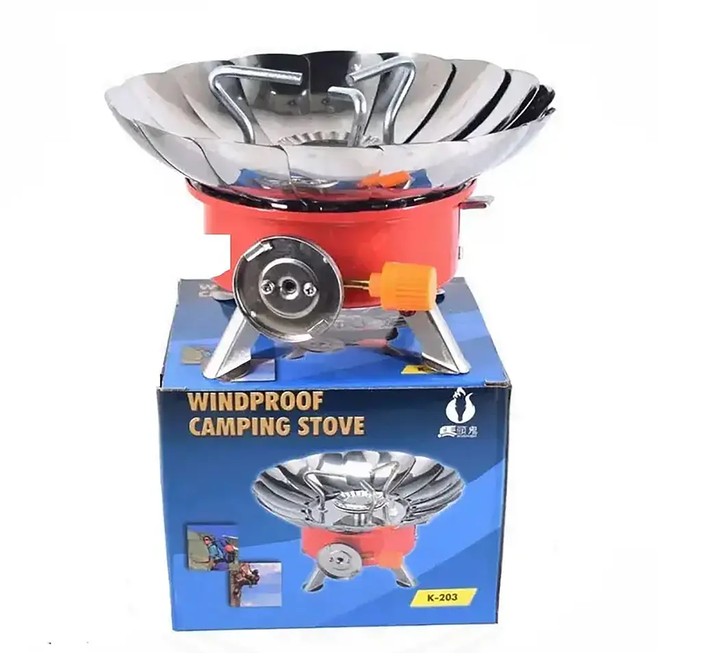 Портативний газовий пальник з вітрозахисним екраном 2.8 кВт VENERA 88351 - фото 4