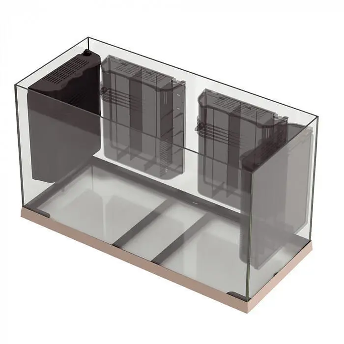 Акваріум Ferplast DUBAI 80 MELODIA GREY 81 x 36 x h 51 cm - 125 L - фото 7