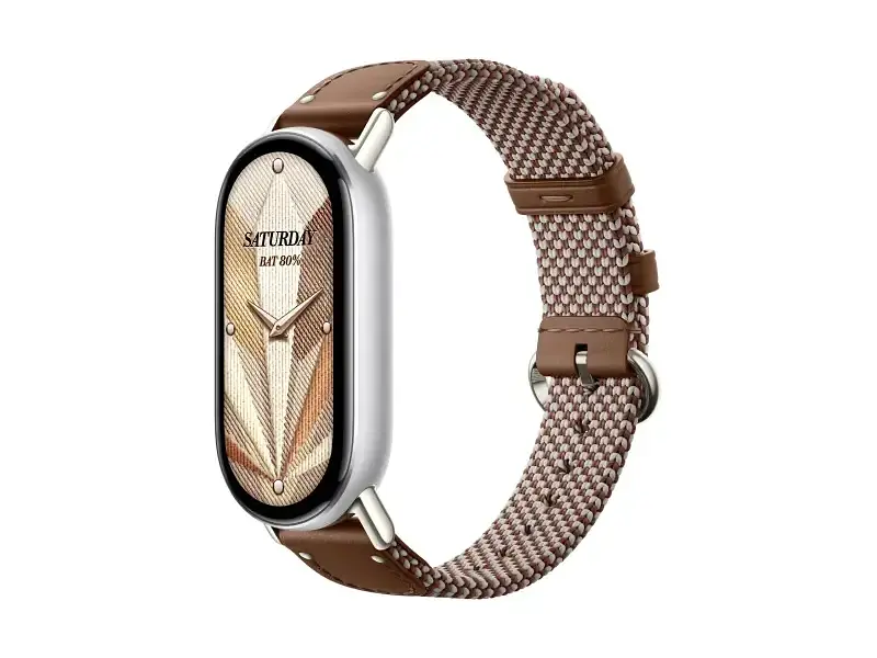 Ремінець Xiaomi до Band 10 Silk Knitted Strap Feather Brown BHR07YJGL - фото 7