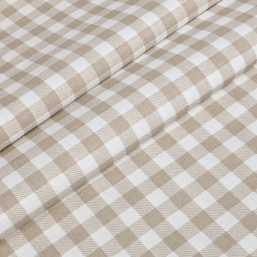 Простирадло на резинці в дитяче ліжечко Cosas Beige Check 60х120х12 см (BeigeCheck_120) - фото 5