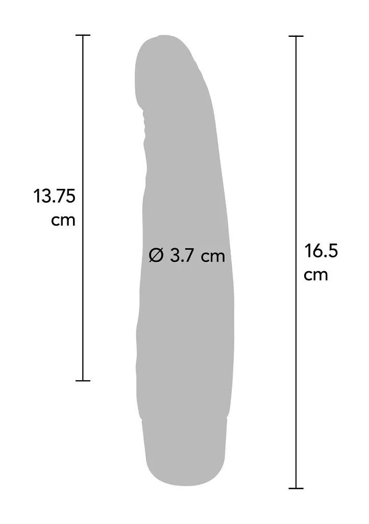 Міні-вібратор ToyJoy Classic Slim, 16.5 см (рожевий) - фото 3