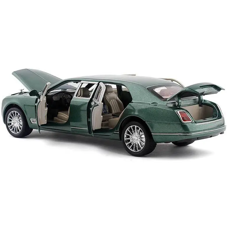 Колекційна металева модель седана АвтоЕксперт Bentley Mulsanne з інерцією, світлом та звуком 1:24 - фото 6