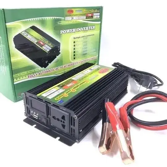 Преобразователь постоянного тока Wimpex WX-3200W Power Inverter 12-220 В 3200 Вт черный - фото 3