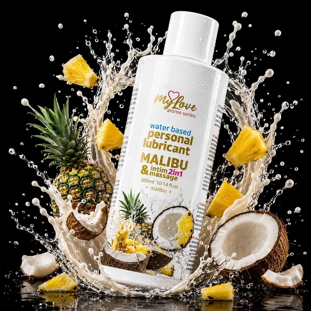 Лубрикант MyLove Aroma Series IntimMassage 2in1 Malibu, 300 мл - фото 2