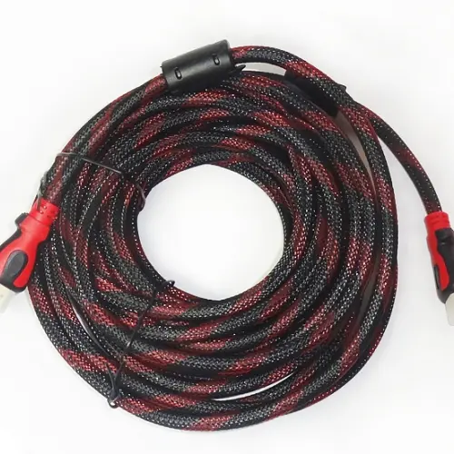 Кабель HDMI-HDMI посилений в обплетенні фільтри ферити v 1.4 шнур UKC 20м - фото 2