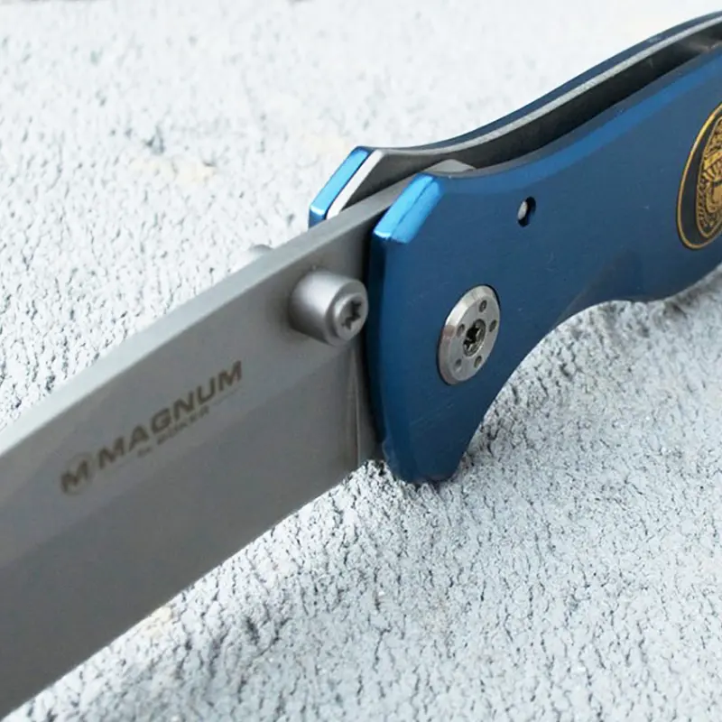 Нож складной Boker Magnum Law Enforcement Синий - фото 3