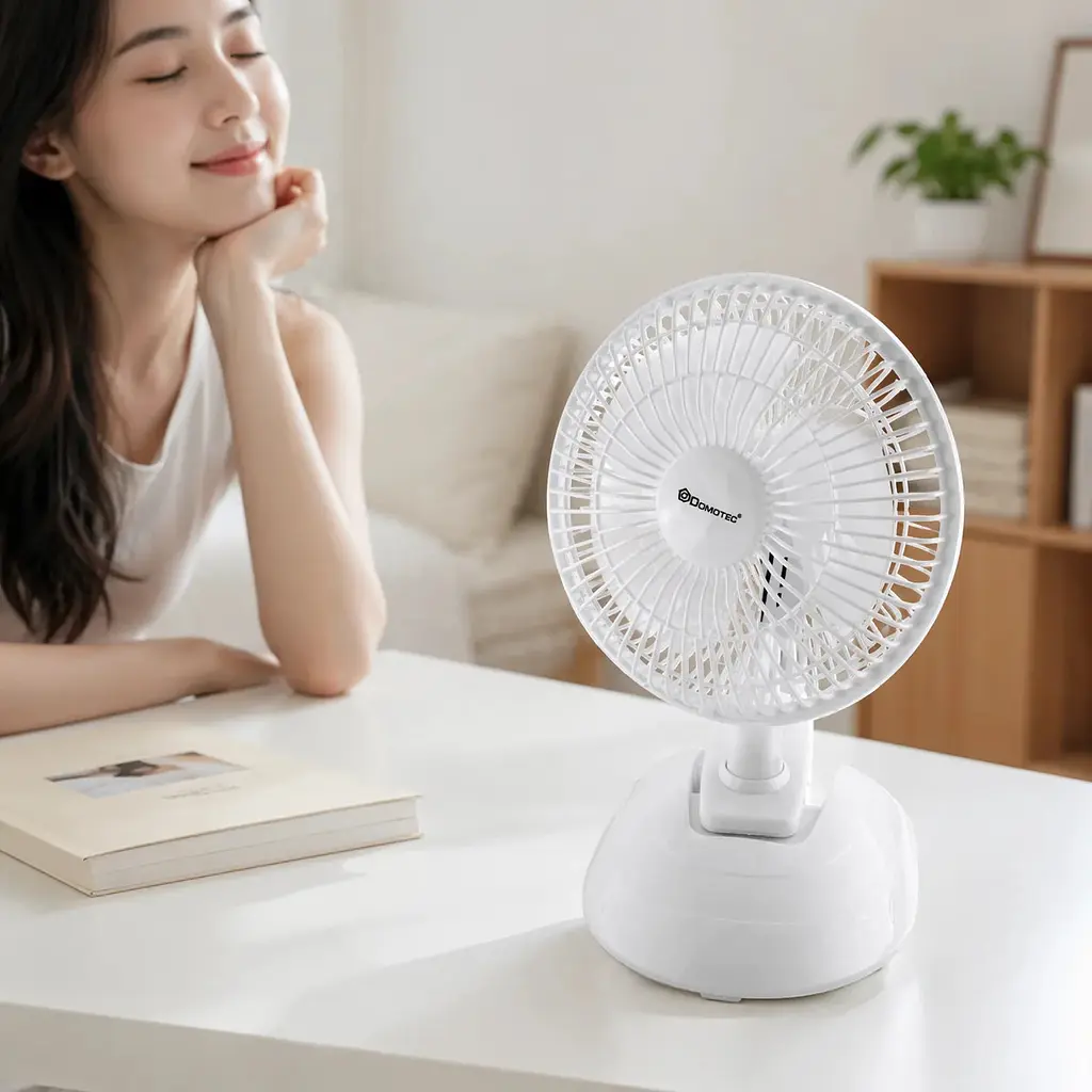 Вентилятор підлоговий DOMOTEC MS-1623 White • Побутовий вентилятор для дому, офісу та кімнати - фото 2
