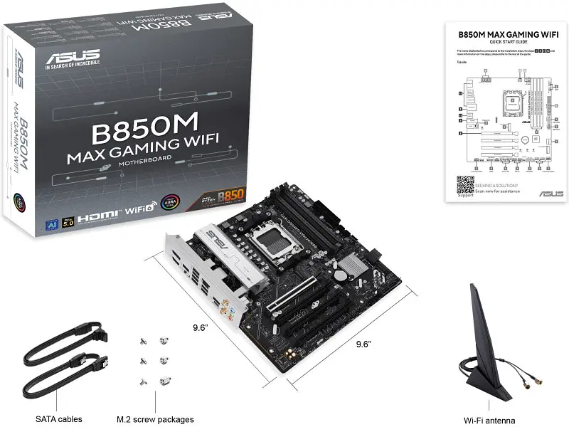 Материнская плата Asus B850M MAX GAMING WIFI (90MB1LL0-M0EAY0) - фото 4