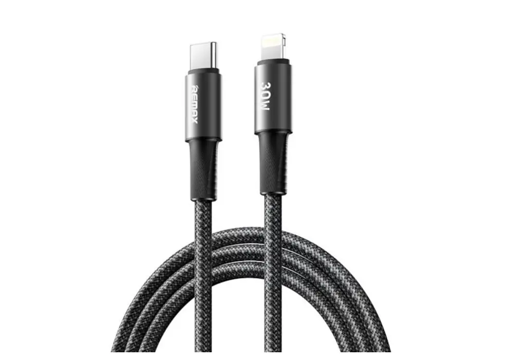 Кабель Remax CB25 1.2m 30w Type-C-Lightning Cable Black