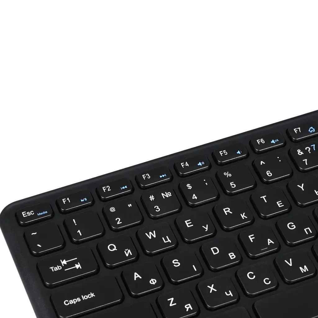 Клавиатура 2E KT100 Touch Wireless UA Black (2E-KT100WB_UA) - фото 6