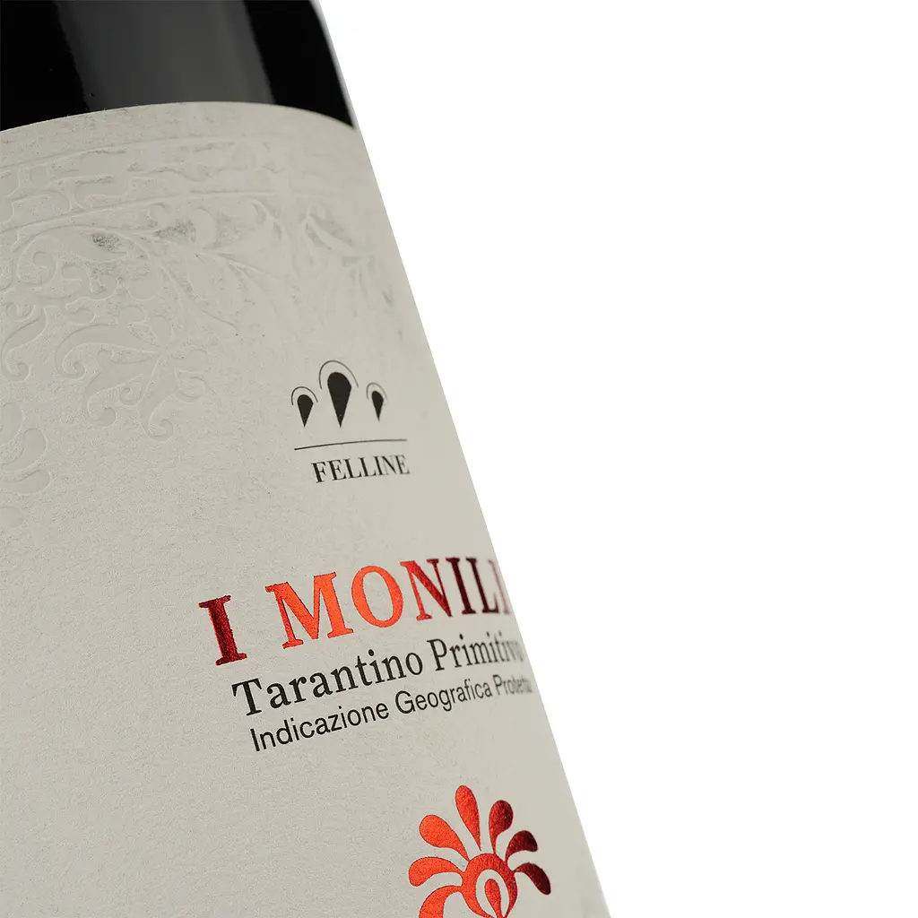 Вино Felline Tarantino Primitivo IGP Monili красное полусухое 0.75 л - фото 3
