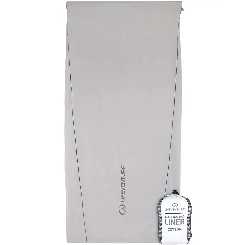 Вкладыш Lifeventure Cotton Lite Liner Rectangular Светло-серый - фото 2