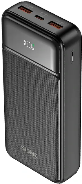 Power Bank Sigma X-power SI20A4QL 20000mAh 22.5W PD20W black UA - фото 3