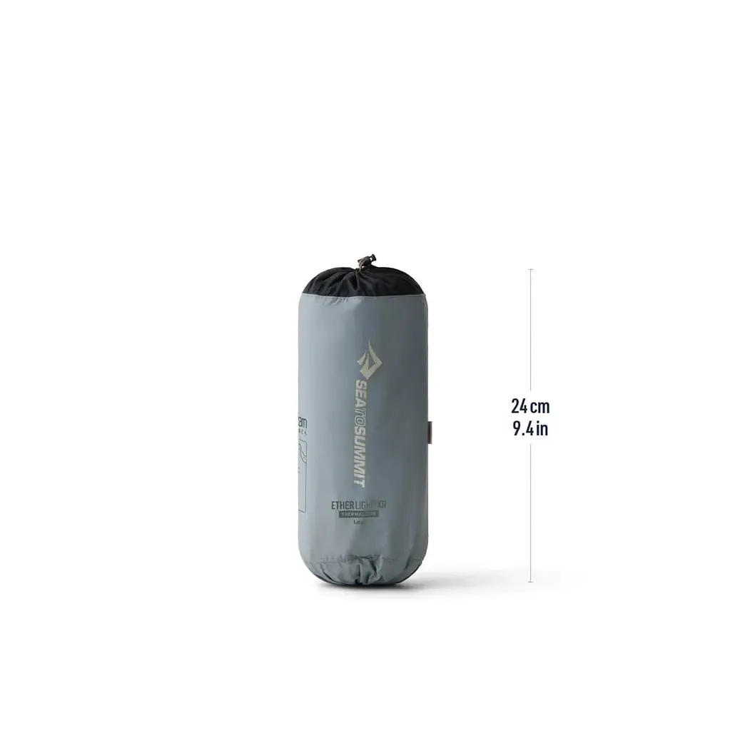 Килимок надувний Sea To Summit Ether Light XR Insulated ASC Mat Large Dark Grey (1033-STS ASL051152-061704) - фото 2