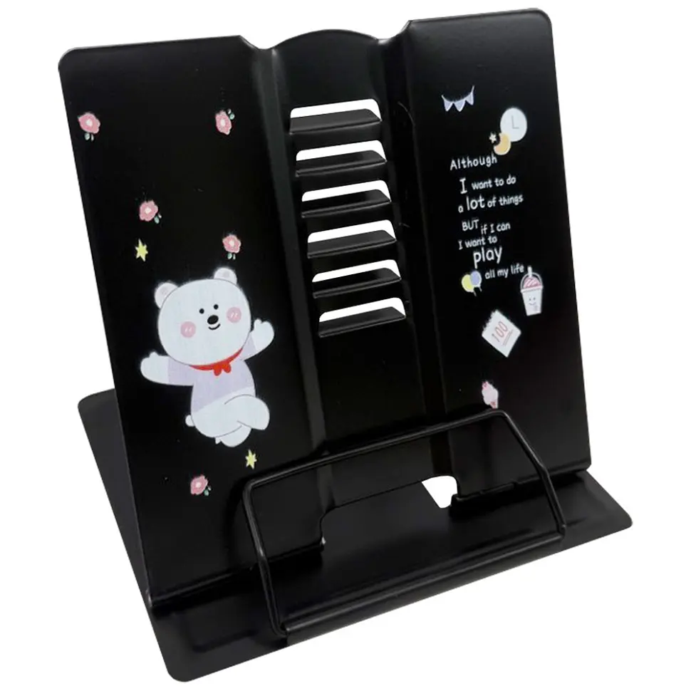 Підставка для книг "Bear" 555-328-S(Black) металева