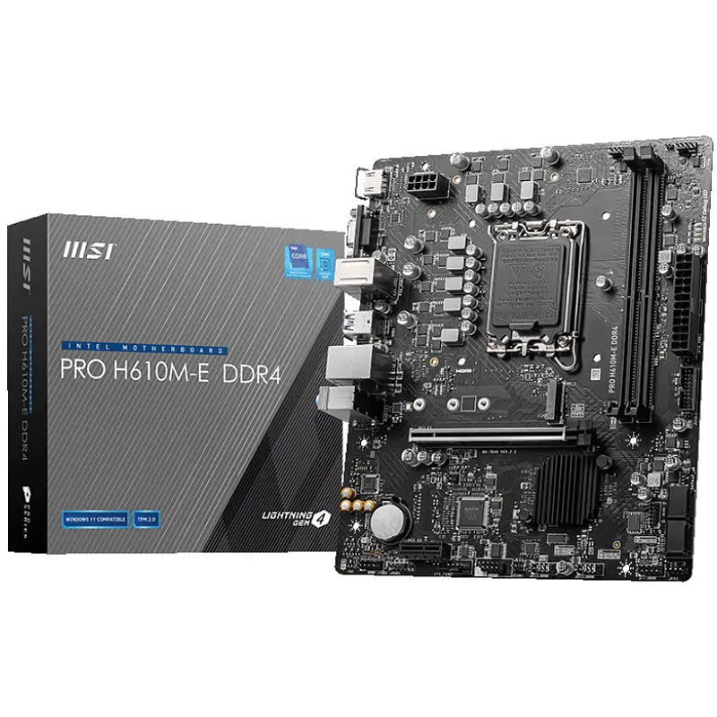 Материнская плата MSI Pro H610M-E DDR4 Socket 1700 - фото 5