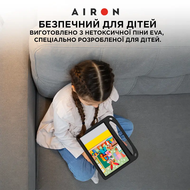 Защитный EVA чехол AIRON Premium для Xiaomi Redmi Pad SE 11" 2023 черный - фото 7