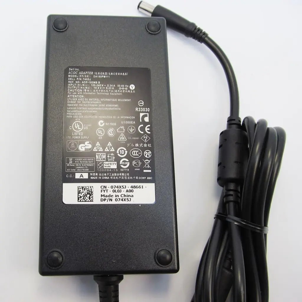 Блок живлення для ноутбука Dell 180W 19.5V 9.23A раз'ем 7.4/5.0(pin inside) (DA180PM111 / A40252) - фото 2