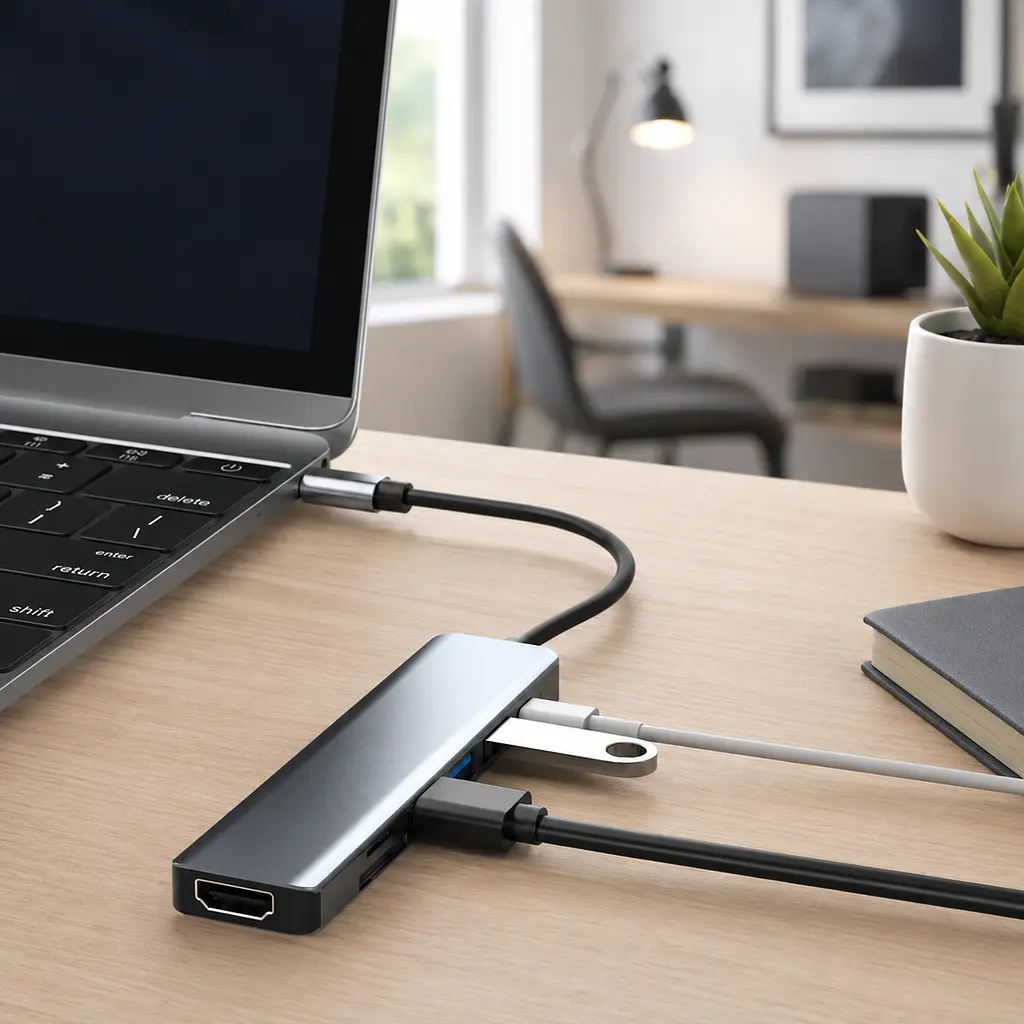 USB хаб 7в1 / Мультифункціональний юсб хаб / Розгалужувач USB - фото 2