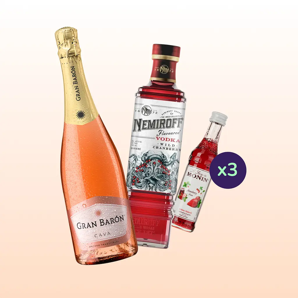 Коктейль MAUDAU Cranberry Star (набір інгредієнтів) х10 на основі Nemiroff - фото 2