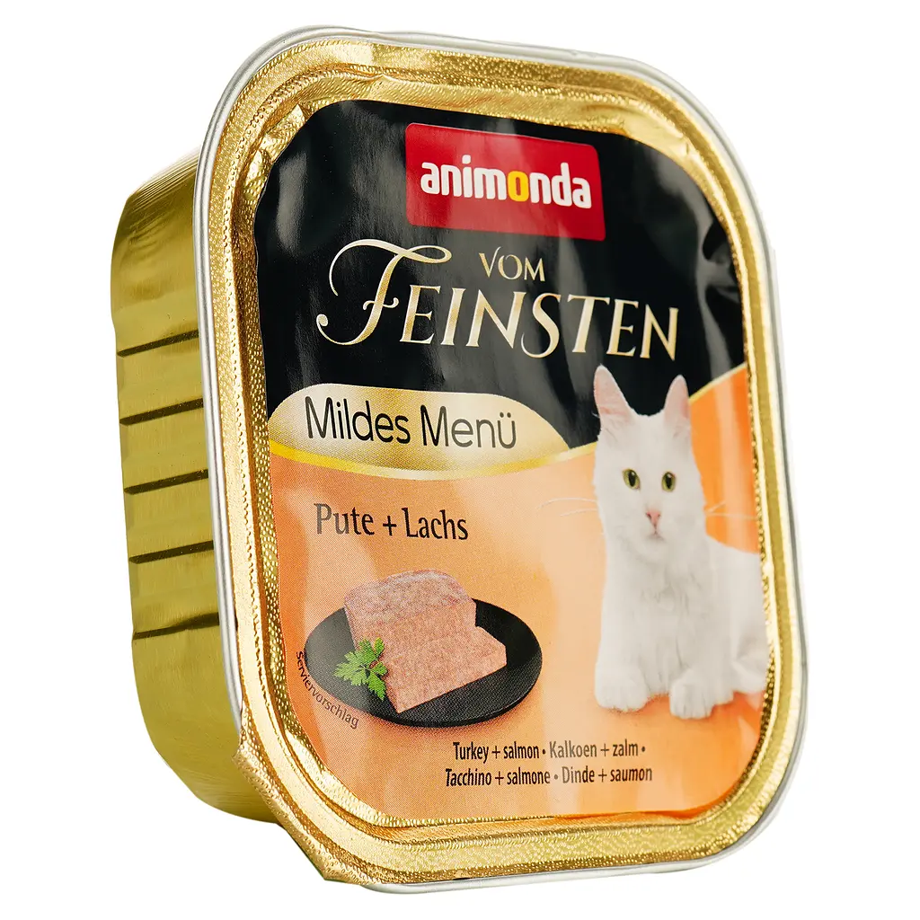 Вологий корм для котів Animonda Vom Feinsten Adult Turkey + Salmon, з індичкою та лососем для котів, 100 г - фото 3