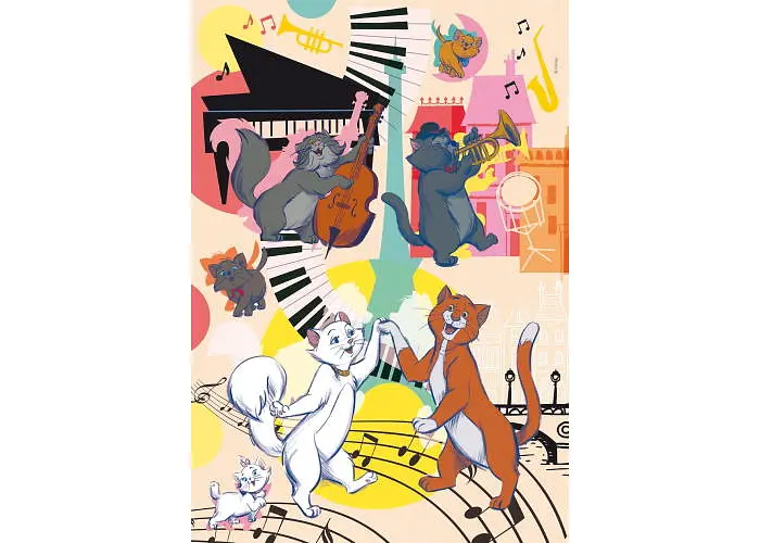 Пазл Clementoni SuperСolor: Коти-аристократи, Disney (SuperСolor - Disney Aristocats Puzzle - 104 pcs.), 104 ел. (25048) - фото 2