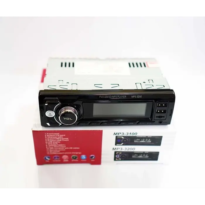 Автомагнитола UKC MP3-3200 1Din магнитола с пультом Bluetooth 4x50W - фото 4