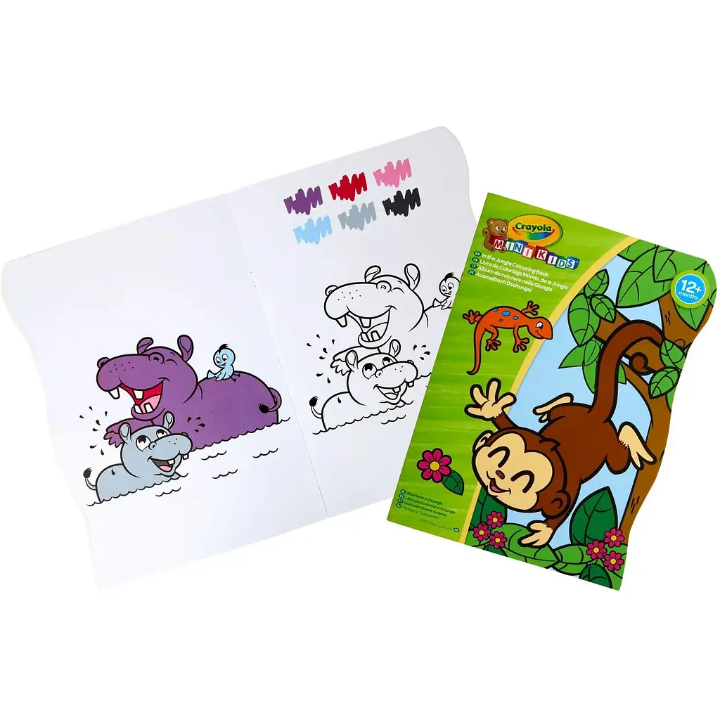 Раскраска Crayola Mini Kids Джунгли, 16 страниц (25-1480-3) - фото 2