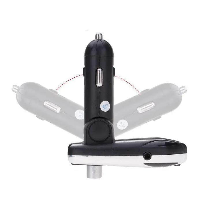 FM модулятор в авто трансмітер автомобільний X8 Plus Bluetooth 2 USB AUX - фото 5