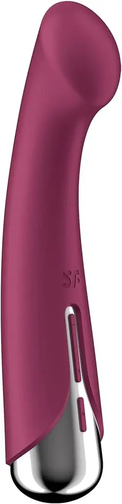 Вібратор Satisfyer Spinning G-Spot 1 16.5 см бордовий - фото 8