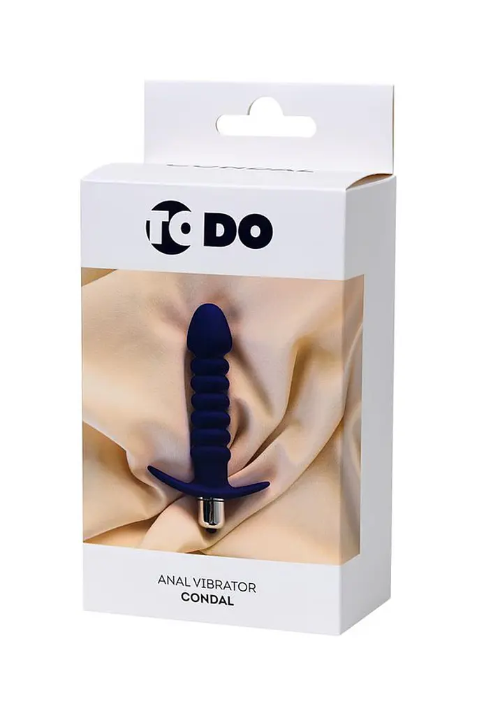 Анальная пробка ToDo Anal Vibrator Condal 14 см (фиолетовый) - фото 18