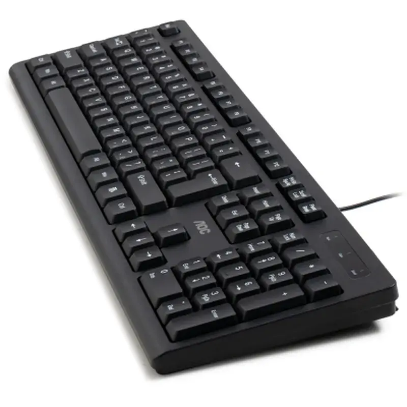 Клавіатура AOC KB100B USB UA Black (KB100B/97) - фото 6