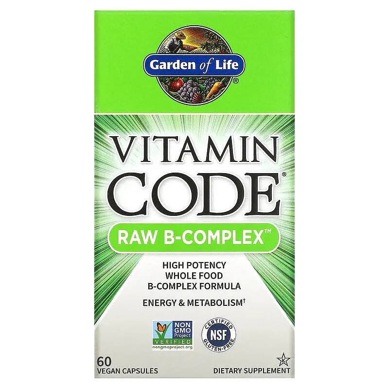 Сырые Витамины Garden of Life Raw B-комплекс Vitamin Code 60 капсул - фото 2