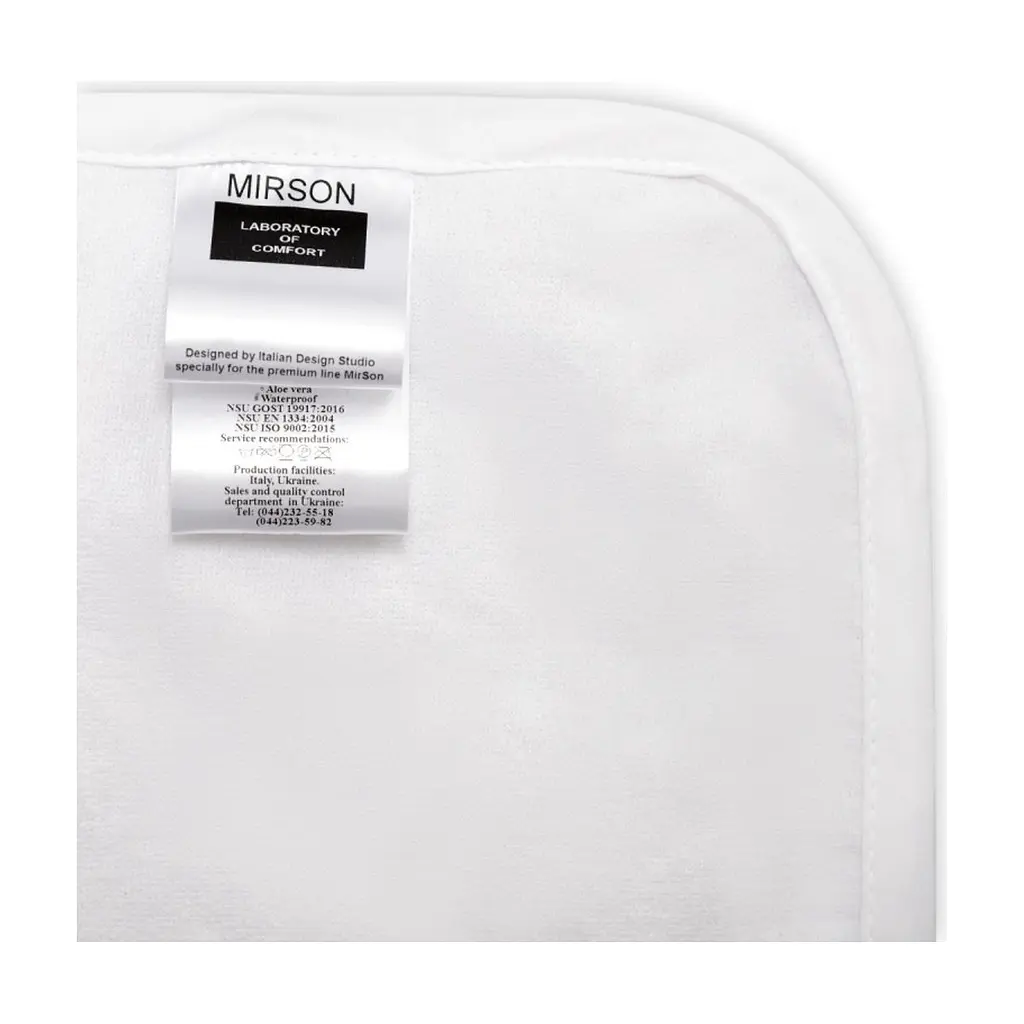 Наматрацник MirSon Terry Waterproof 218 водонепроникний гумка по периметру 60x120 см (2200000326973) - фото 6