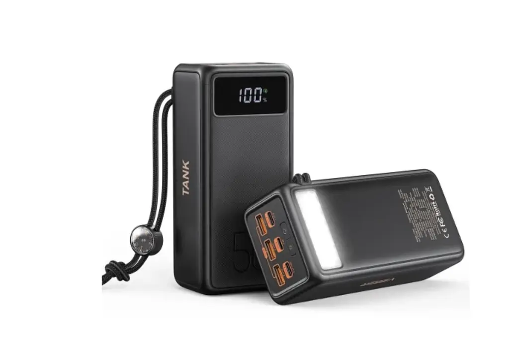 Портативна батарея VEGER 56000 mAh PD QC3.0 5A 130W Tank Boost (W5001C) Black - фото 5